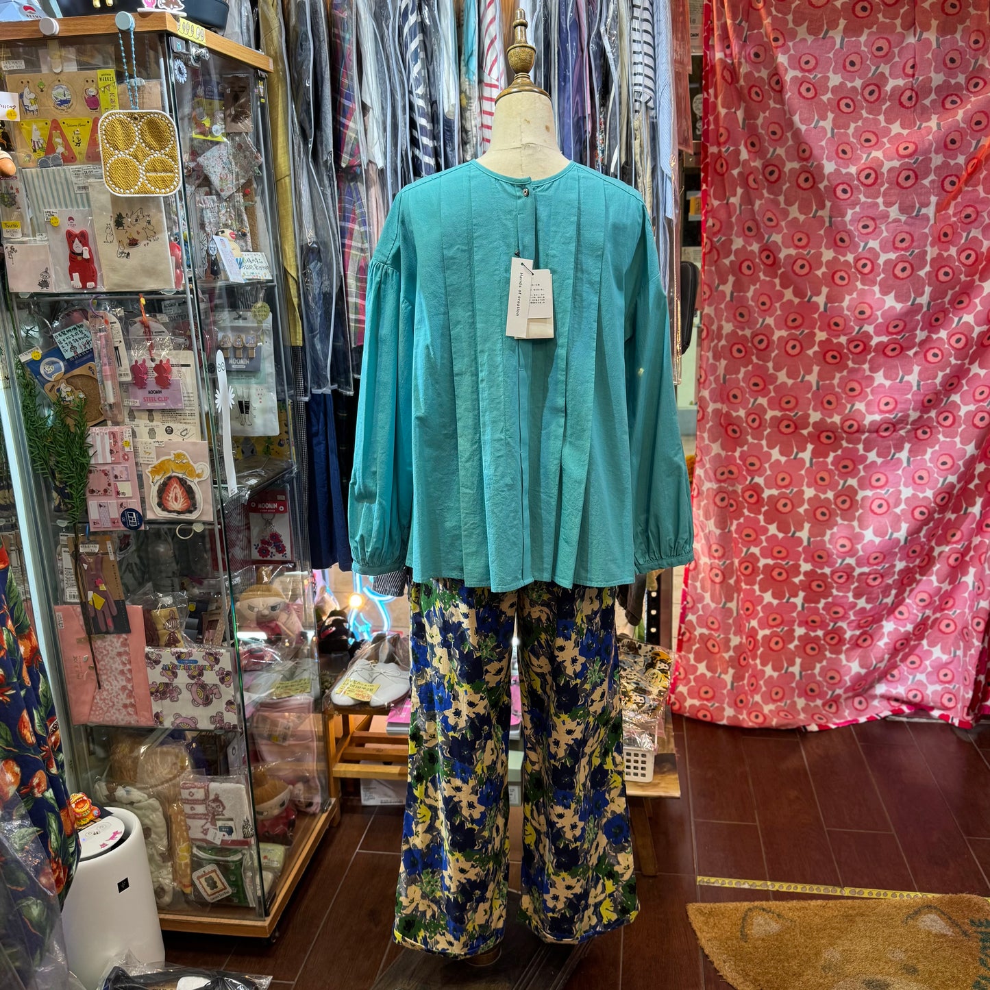 Hands of Creation Tiffany Blue 2Way Shirt, made in Japan