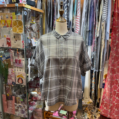 VM Black Checked Shirt, made in Japan