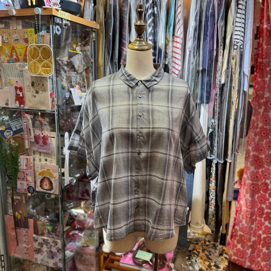VM Black Checked Shirt, made in Japan