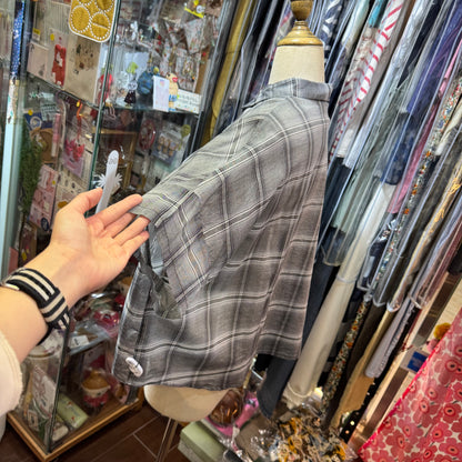 VM Black Checked Shirt, made in Japan