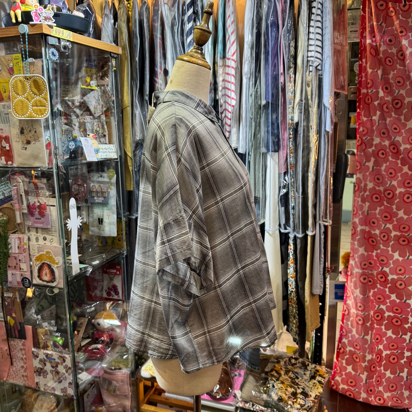 VM Black Checked Shirt, made in Japan
