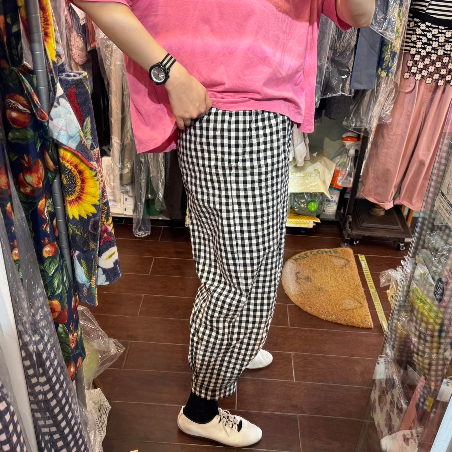 Lueuf Checked Pants, 2 Colors, made in Japan