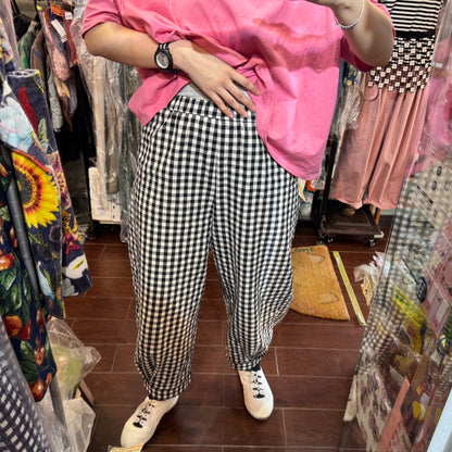 Sale- Lueuf Checked Pants, 2 Colors, made in Japan