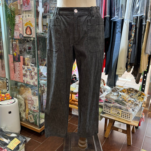 VM Black Denim Pants, Size 3, made in Japan