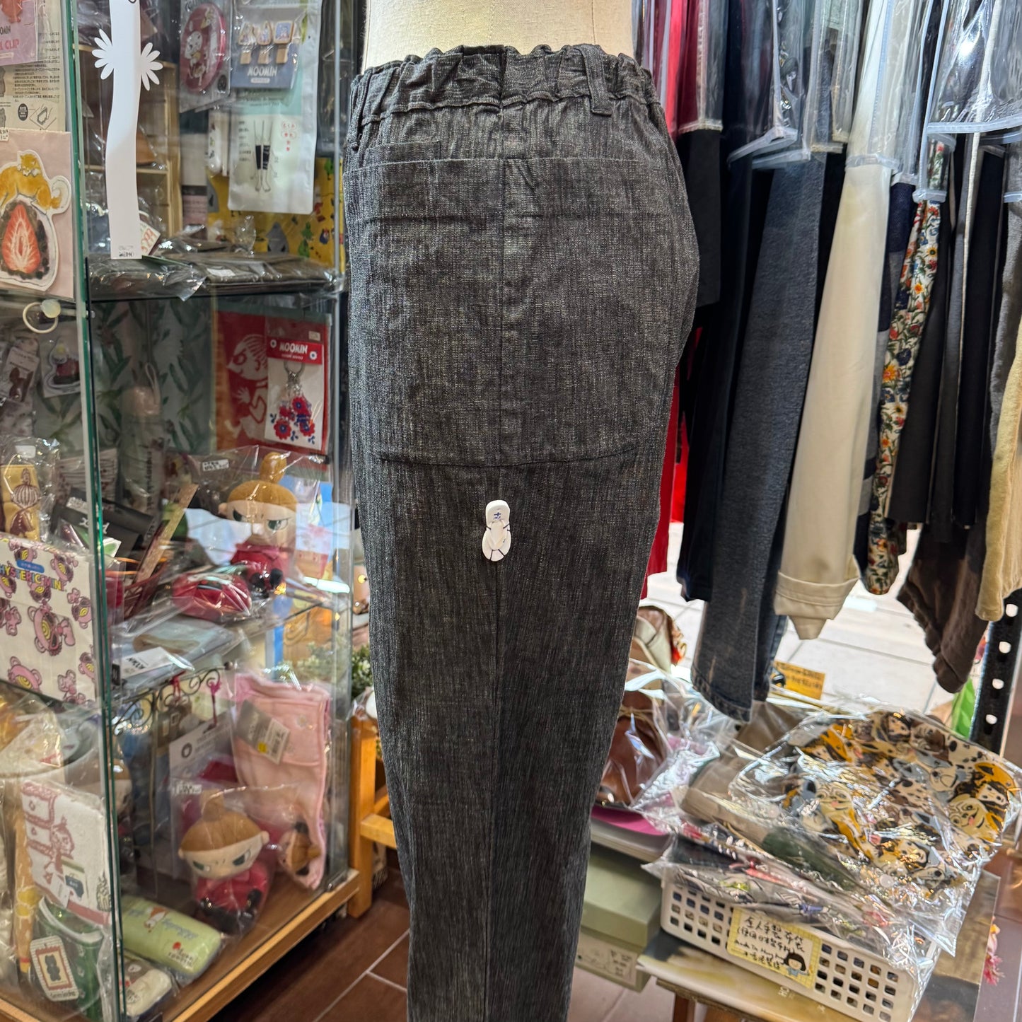 VM Black Denim Pants, Size 3, made in Japan