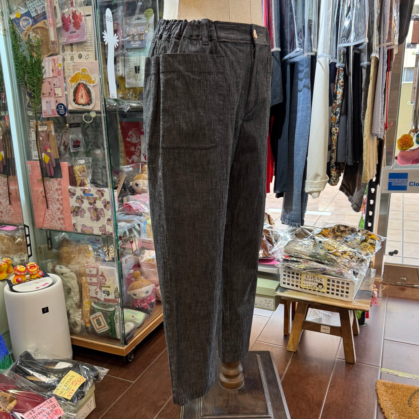 VM Black Denim Pants, Size 3, made in Japan