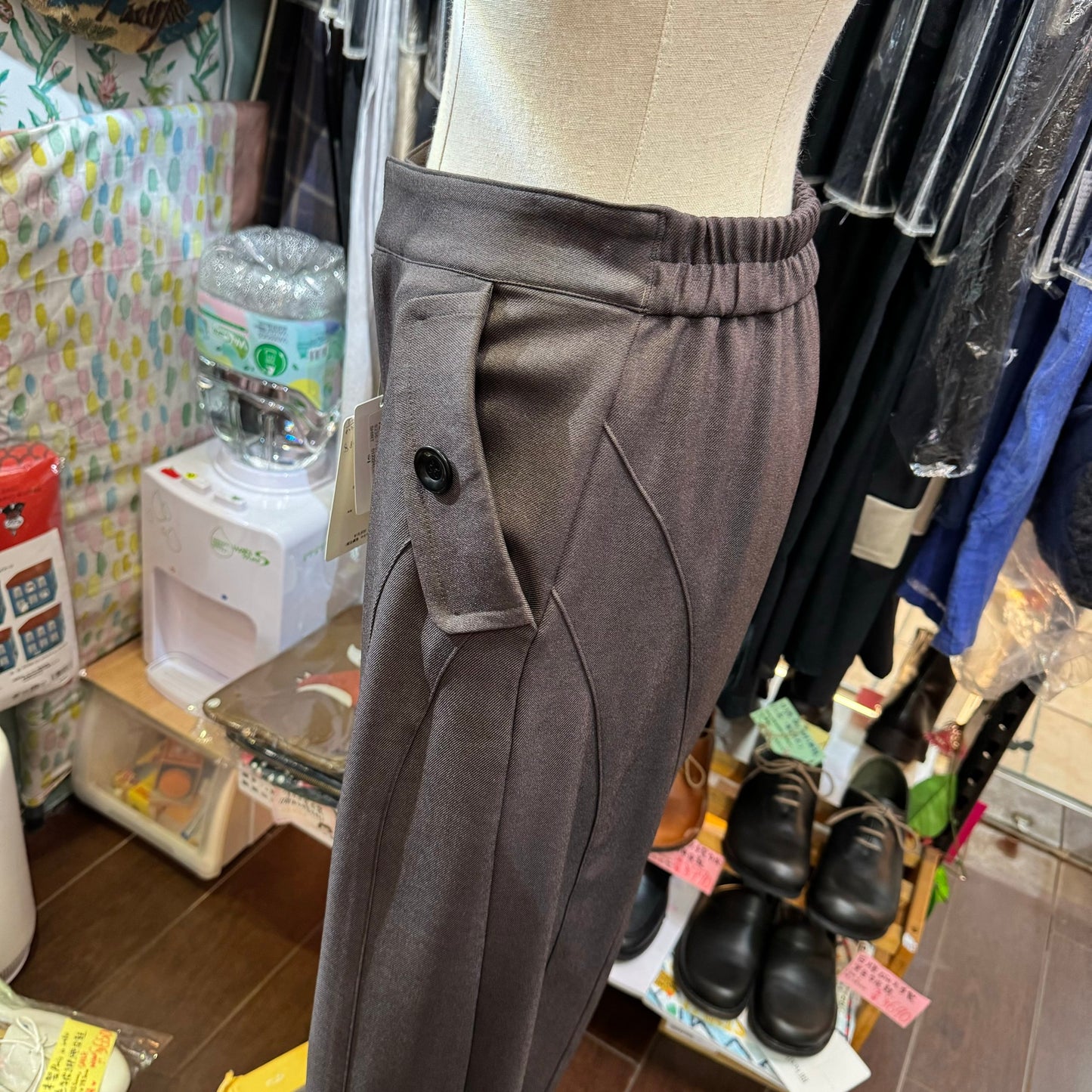 EXTRA20- Scena Brown Pants, 2 Colors, made in Japan