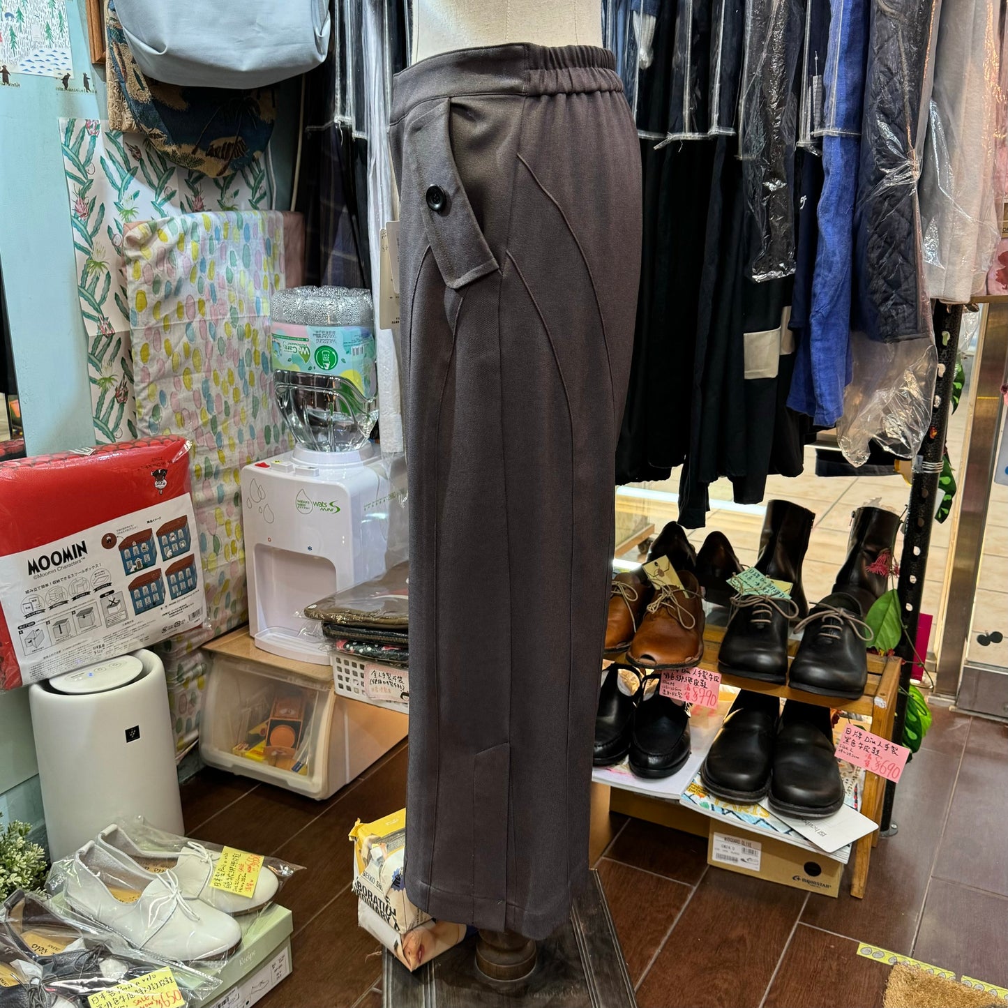 EXTRA20- Scena Brown Pants, 2 Colors, made in Japan