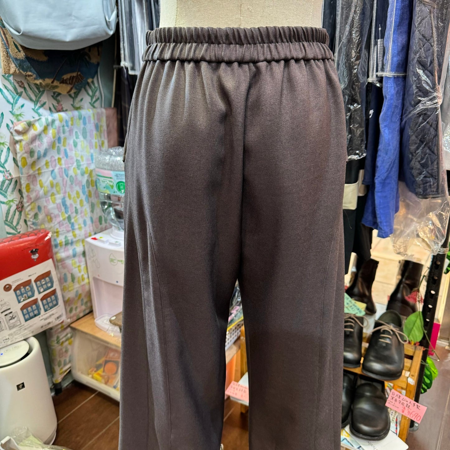 EXTRA20- Scena Brown Pants, 2 Colors, made in Japan