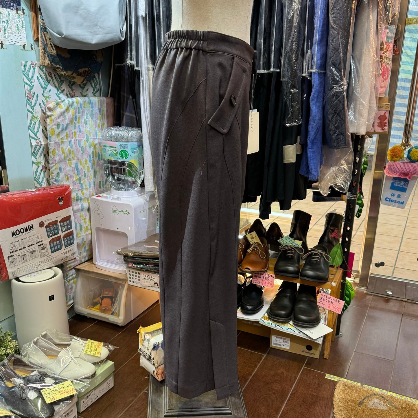 EXTRA20- Scena Brown Pants, 2 Colors, made in Japan