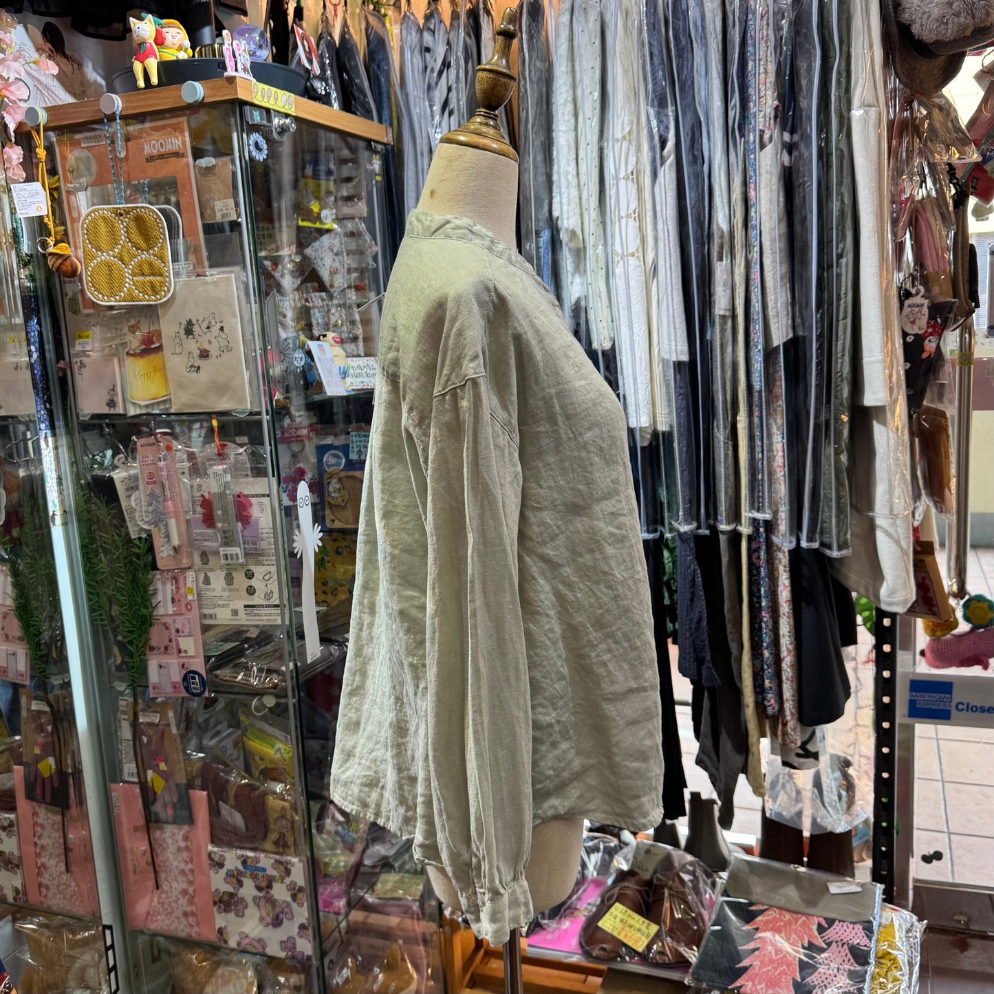 EXTRA20- Sun Valley Mint Linen Shirt