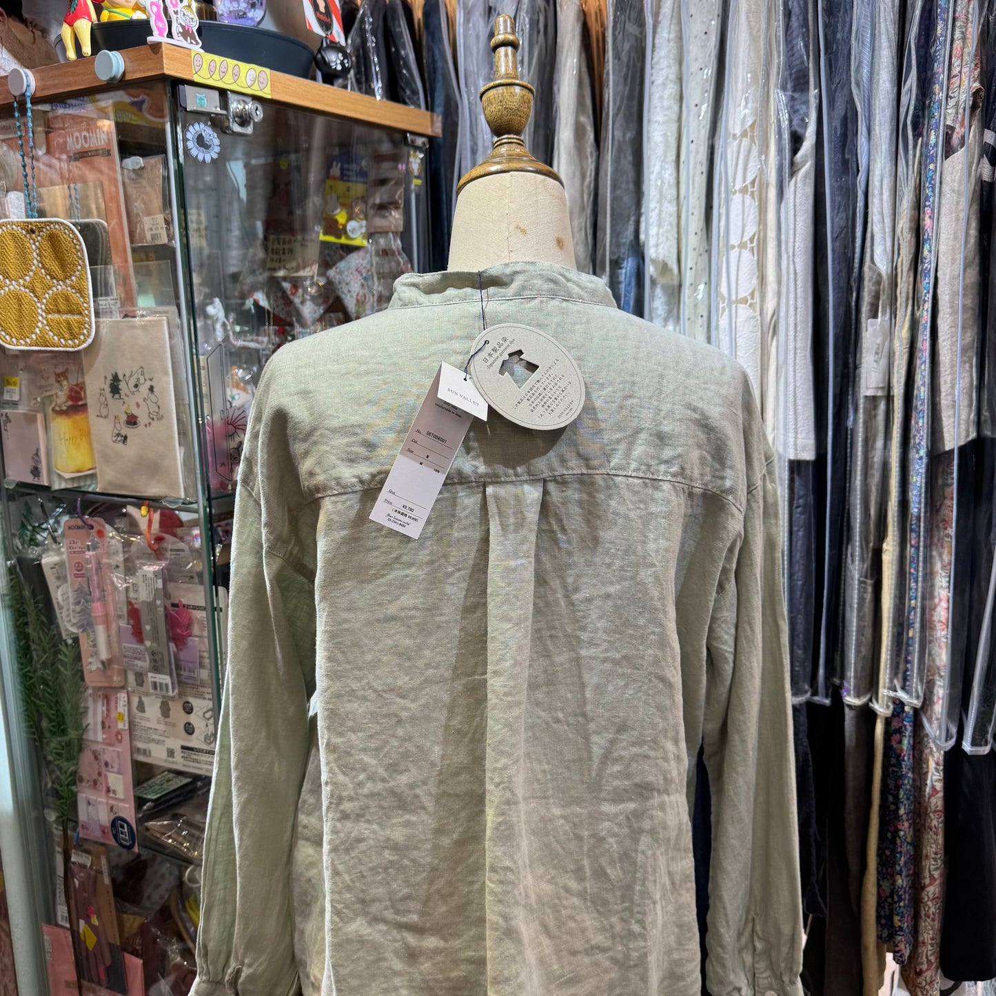 EXTRA20- Sun Valley Mint Linen Shirt