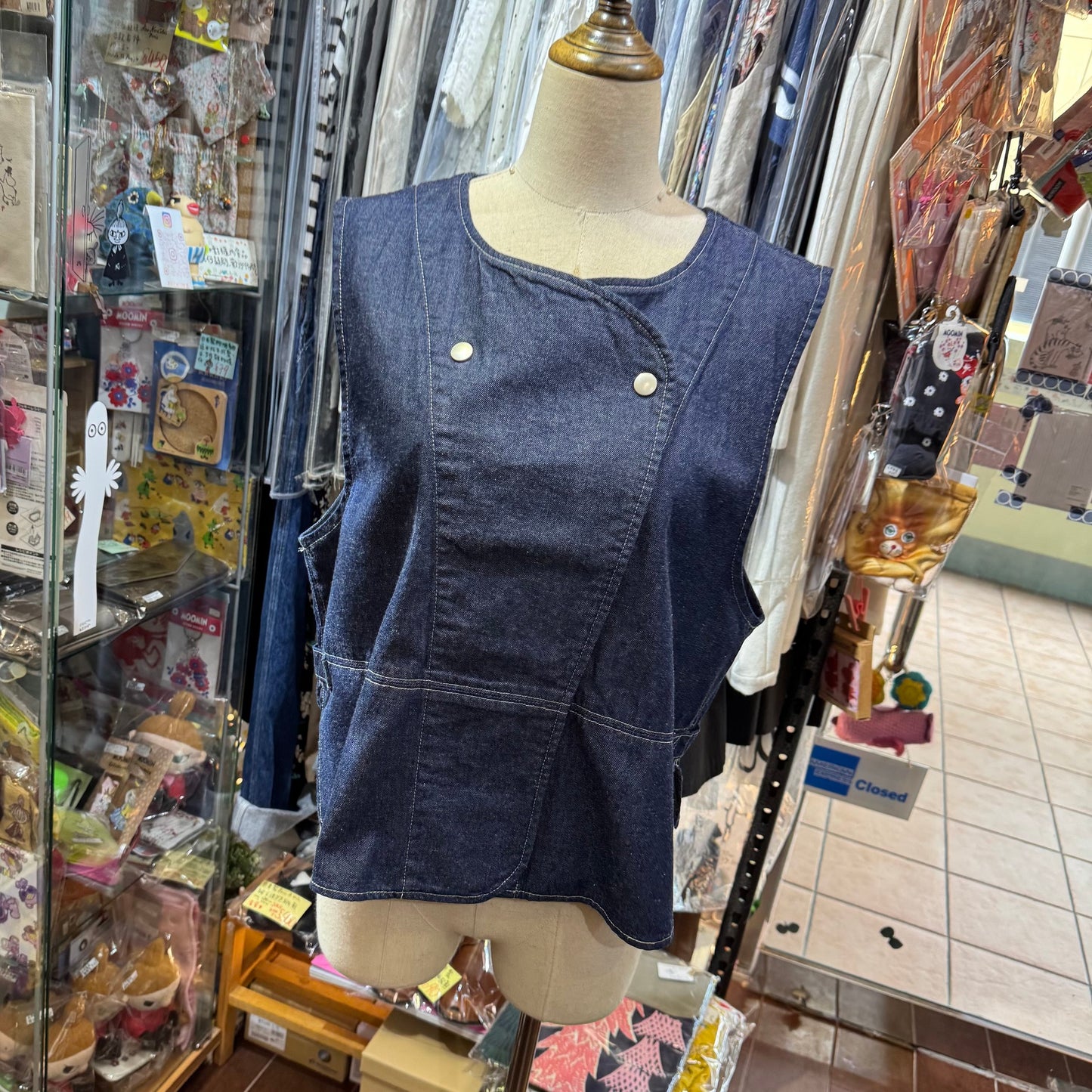 Lueuf Denim Vest, made in Japan