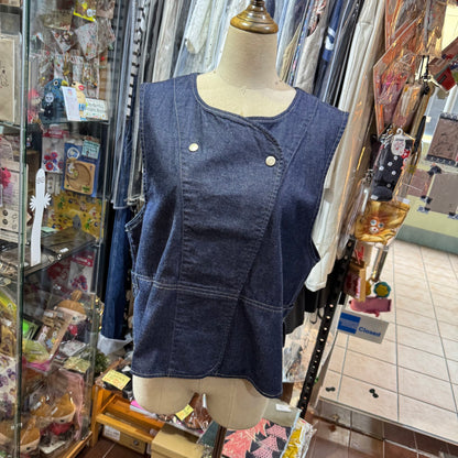 Lueuf Denim Vest, made in Japan