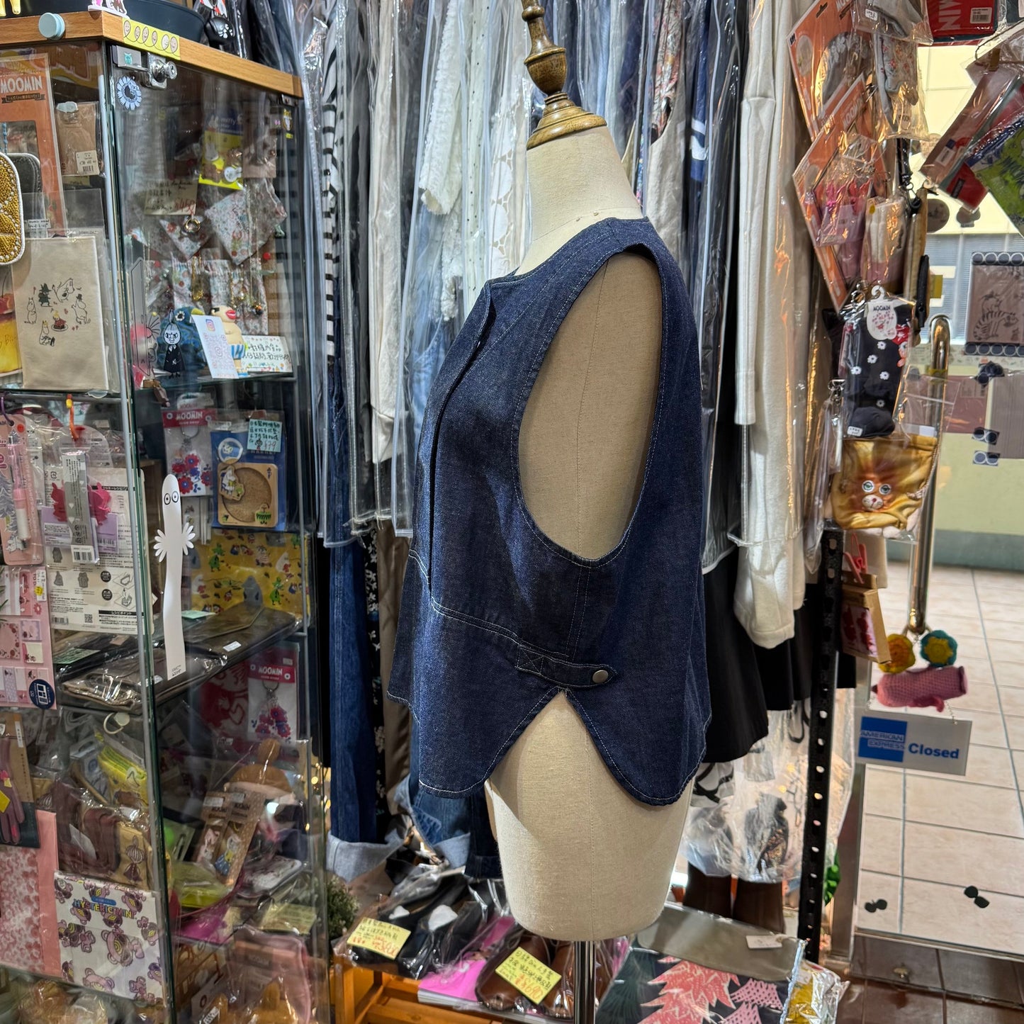 Lueuf Denim Vest, made in Japan
