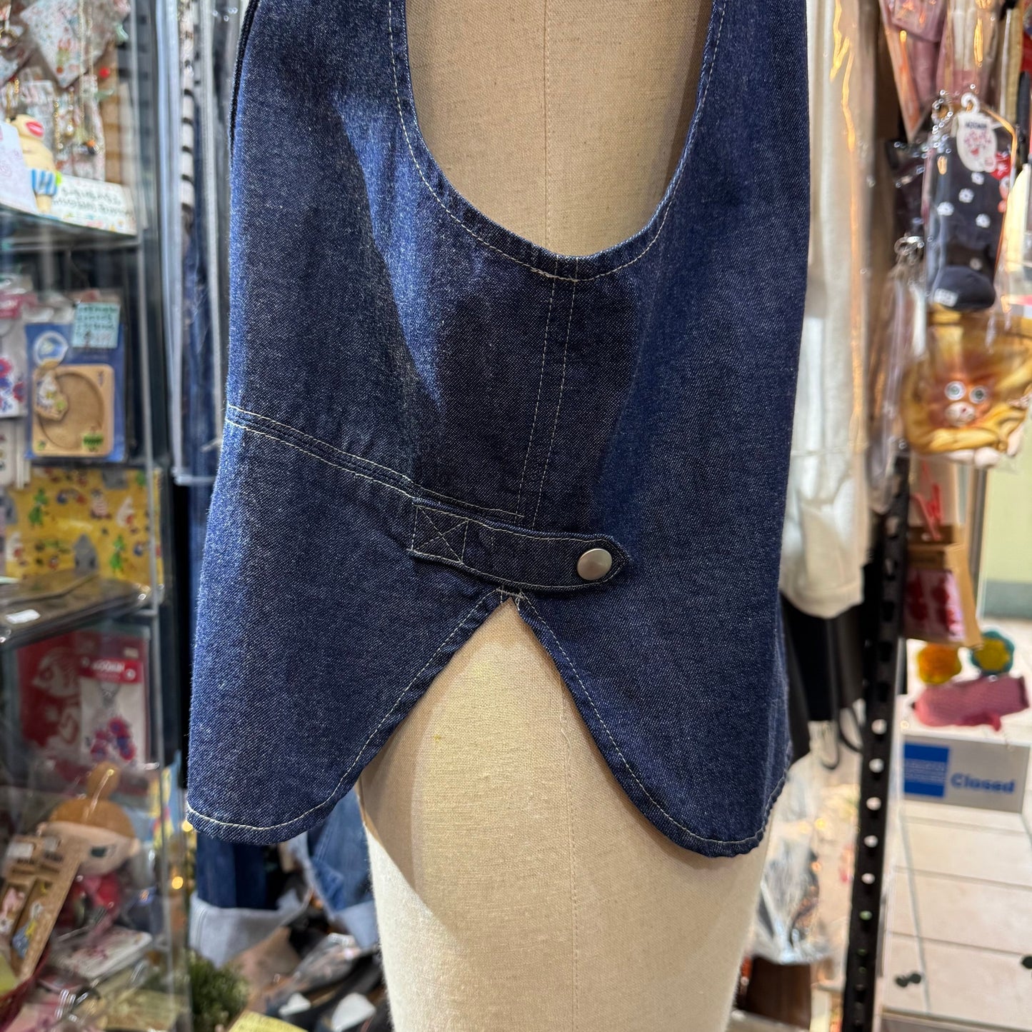 Lueuf Denim Vest, made in Japan