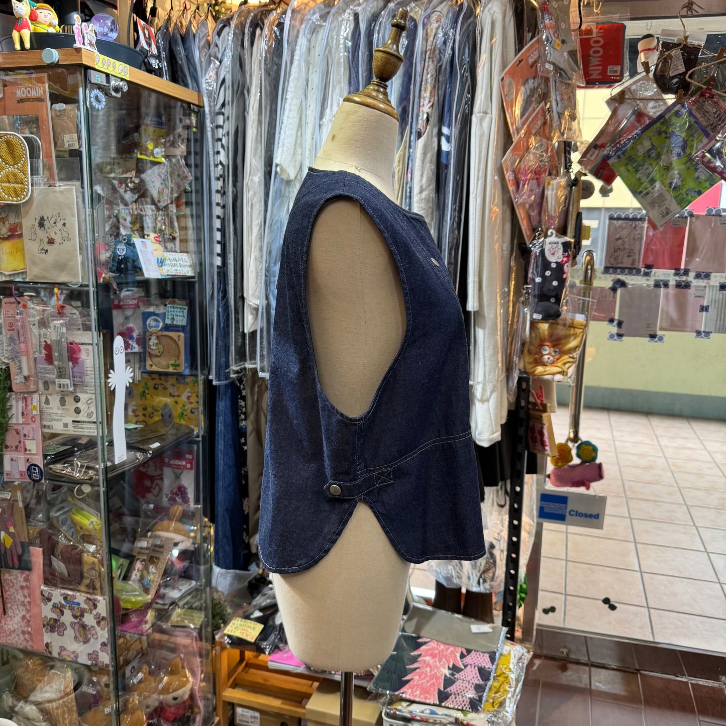 Lueuf Denim Vest, made in Japan