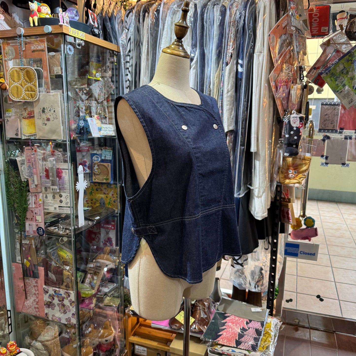 Lueuf Denim Vest, made in Japan