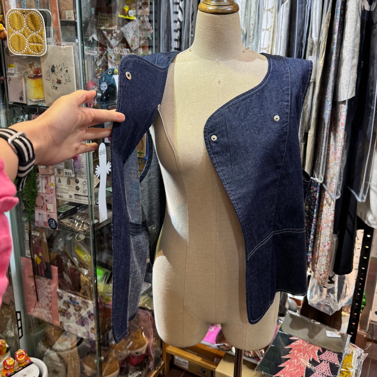 Lueuf Denim Vest, made in Japan