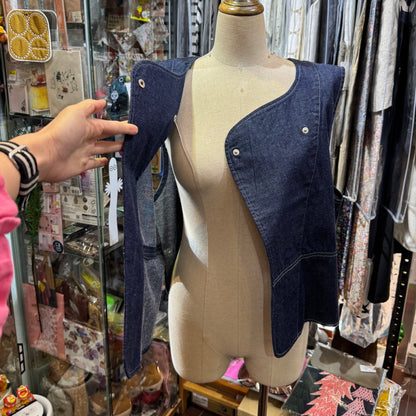 Lueuf Denim Vest, made in Japan