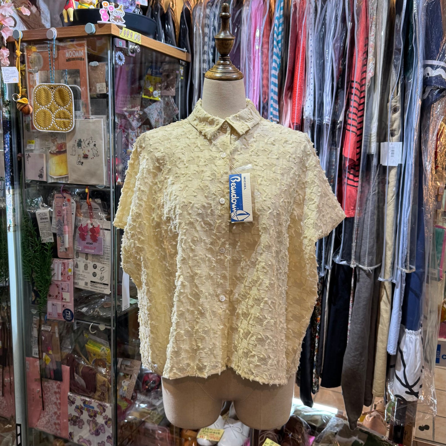 Michel Beaudouin Ivory Shirt, made in Japan
