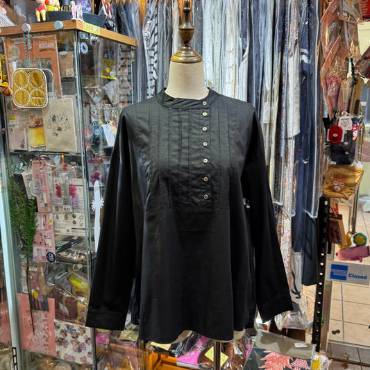 EXTRA20- Lueuf Black Shirt,  made in Japan