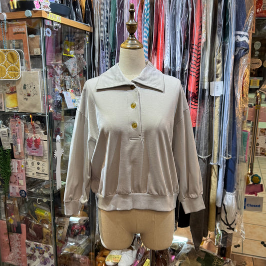 Sale- La Marine Francaise Grey Top, made in Japan