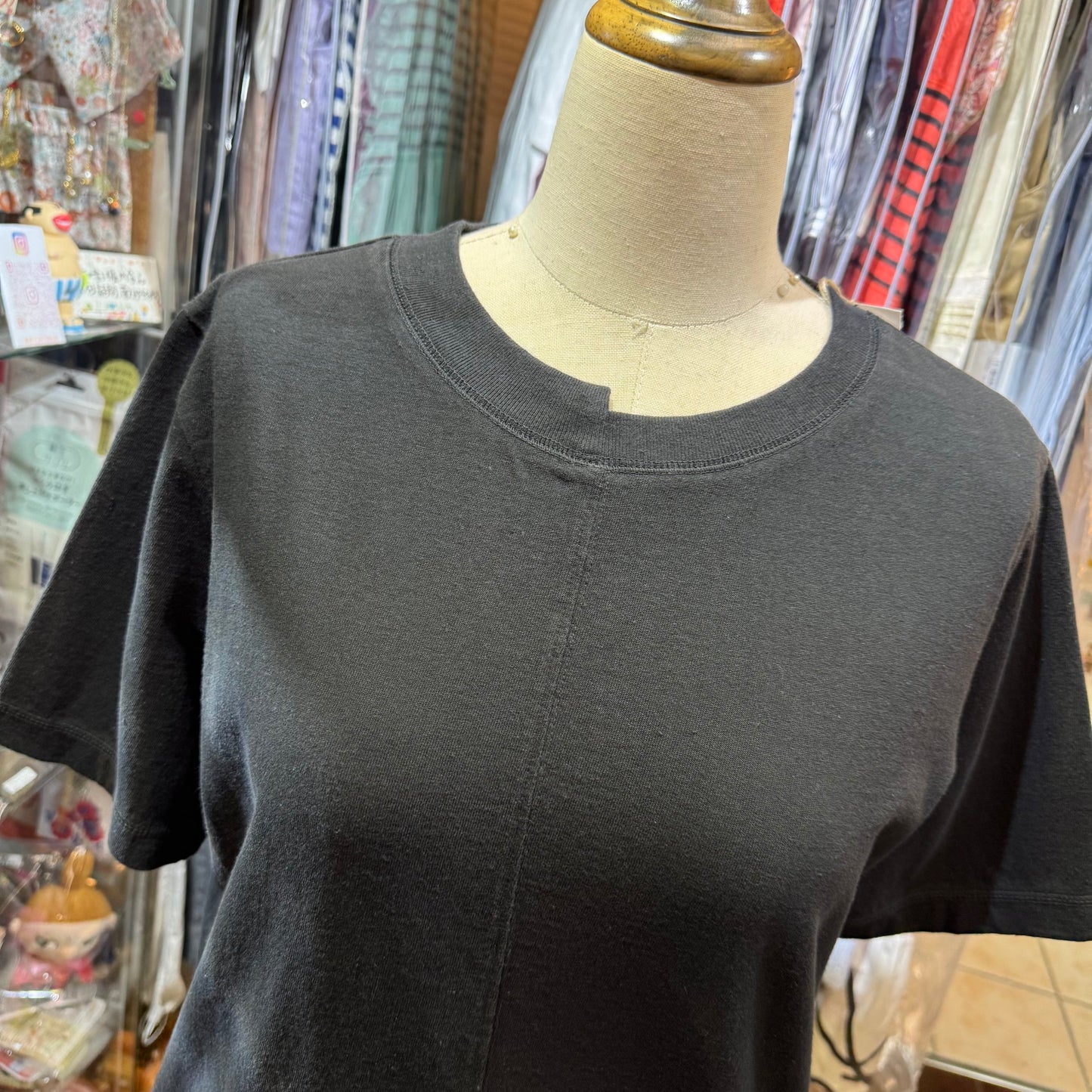 Laiterie Black T-shirt, made in Japan