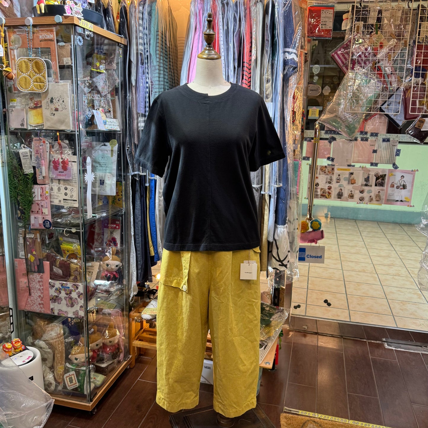Laiterie Black T-shirt, made in Japan