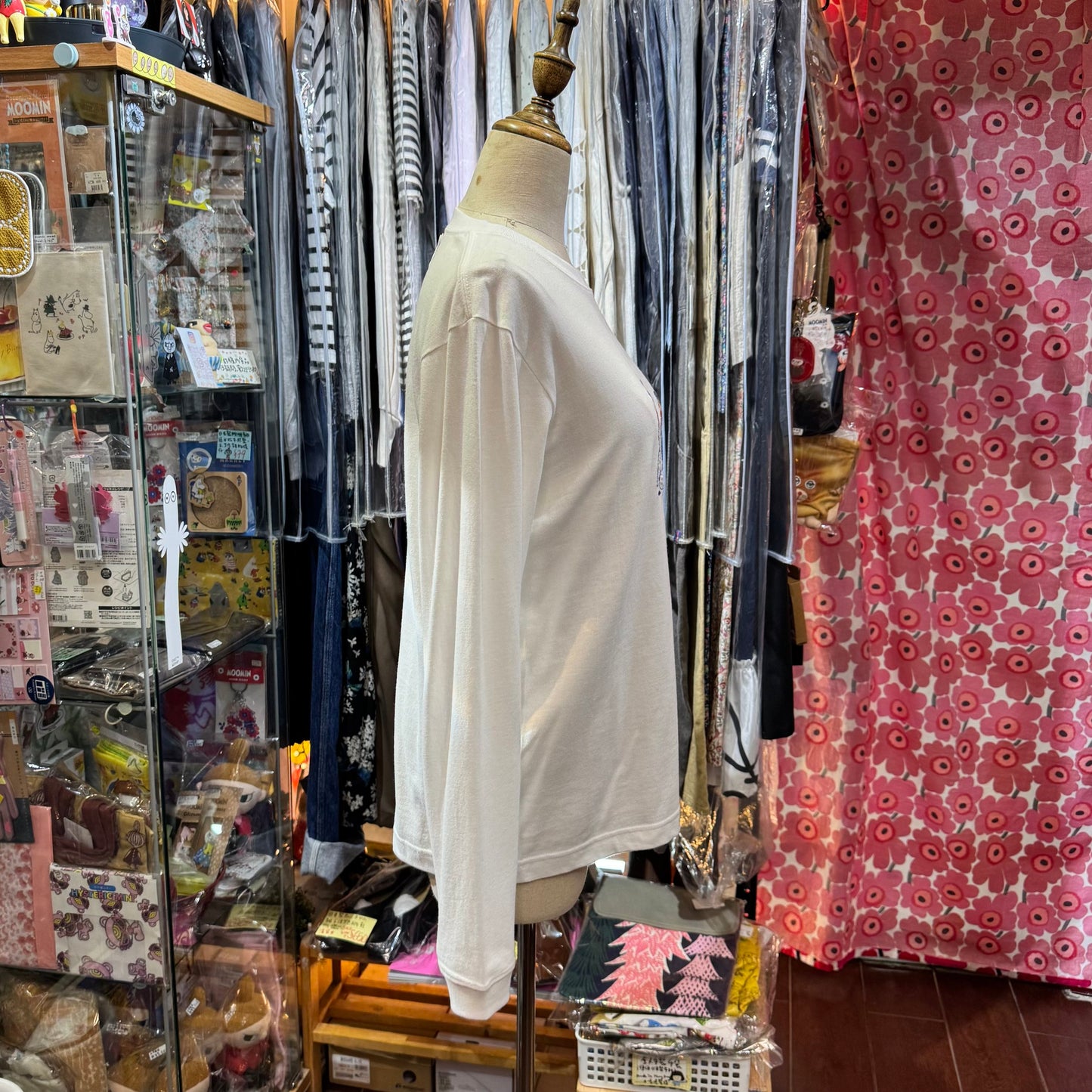 Sale- l'atelier du savon Grandma Embroidery T-shirt, 2 Colors