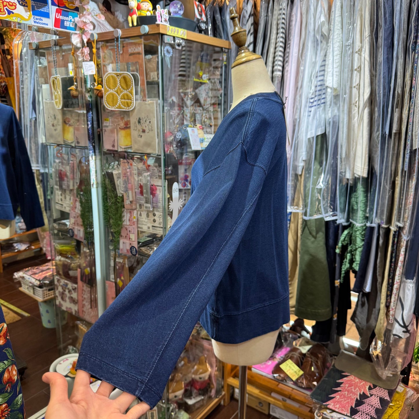 Sale- RNA Denim Sweatershirt