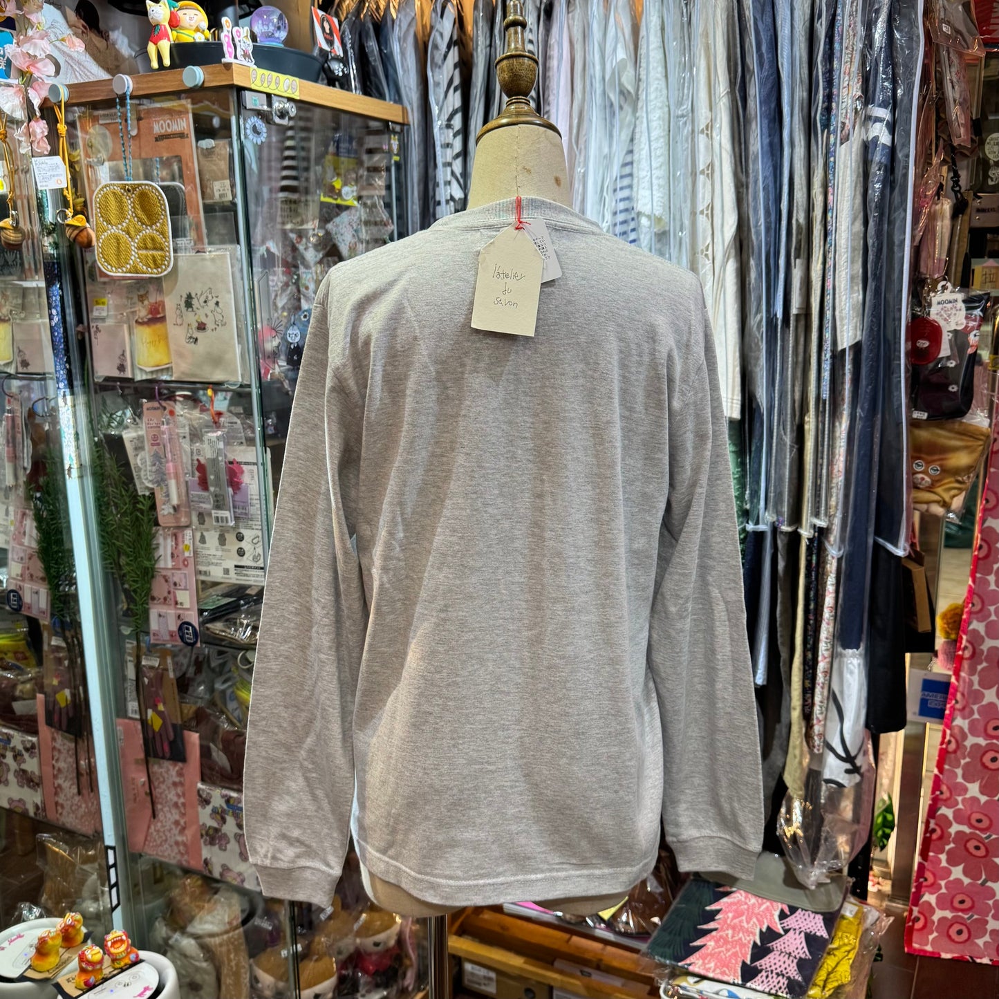 Sale- l'atelier du savon Grandma Embroidery T-shirt, 2 Colors