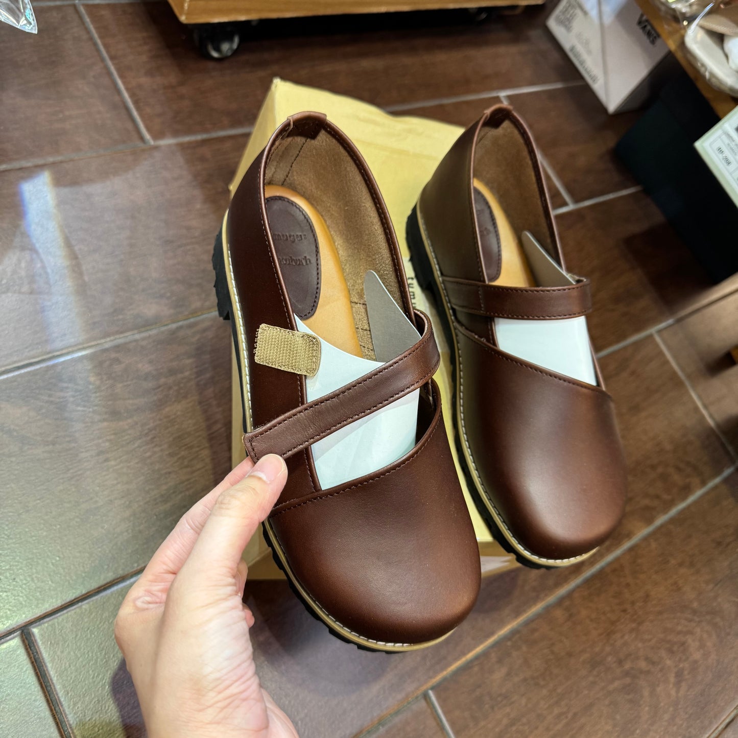 Tumugu X Hcubuch Schrag Leather Shoes, made in Japan