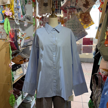 Chignon Blue Long Shirt
