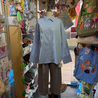 Chignon Blue Long Shirt