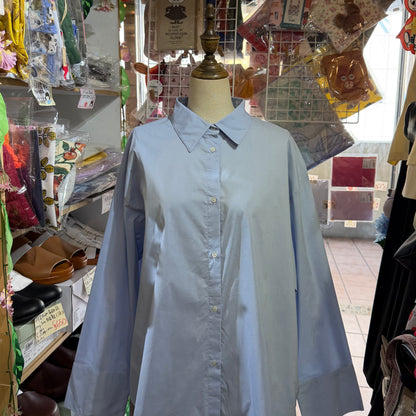 Chignon Blue Long Shirt
