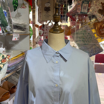 Chignon Blue Long Shirt
