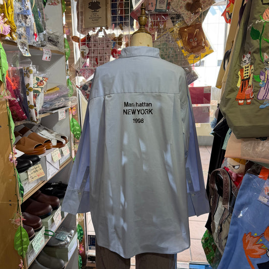 Chignon Blue Long Shirt