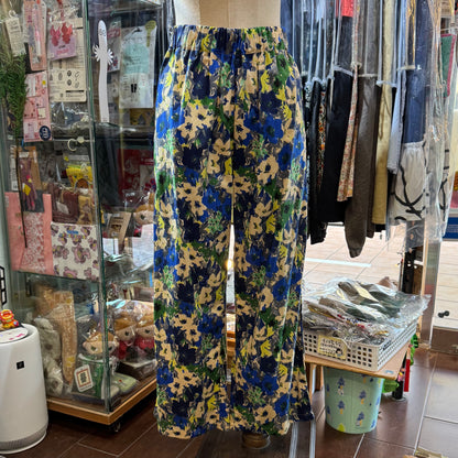 EXTRA20- Lueuf Floral Pants, 2 Colors, made in Japan