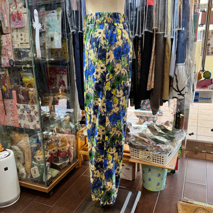 EXTRA20- Lueuf Floral Pants, 2 Colors, made in Japan
