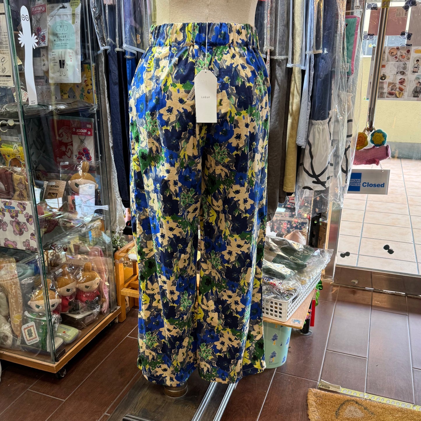 Sale- Lueuf Floral Pants, 2 Colors, made in Japan