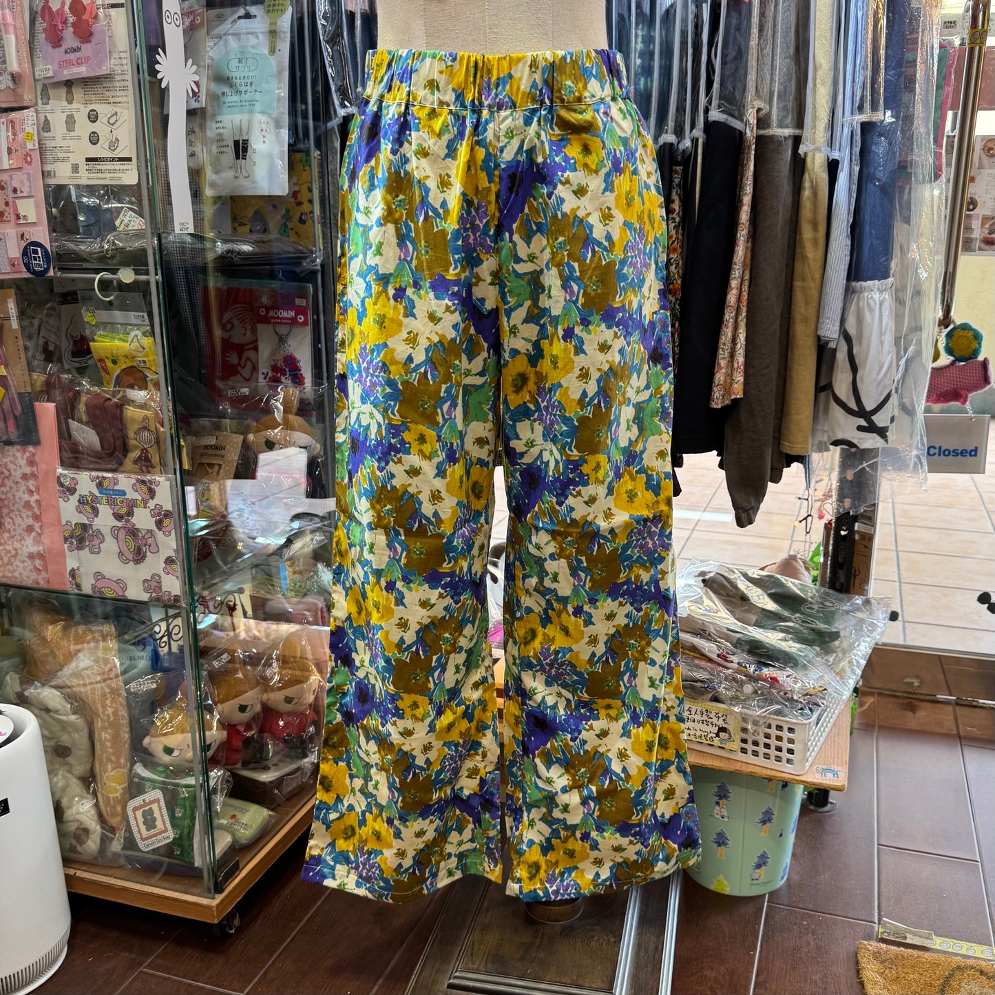 Sale- Lueuf Floral Pants, 2 Colors, made in Japan