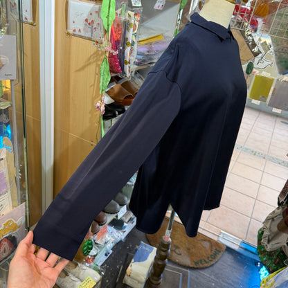 Siwaly fluid Long Blouse, 2 Colors, made in Japan