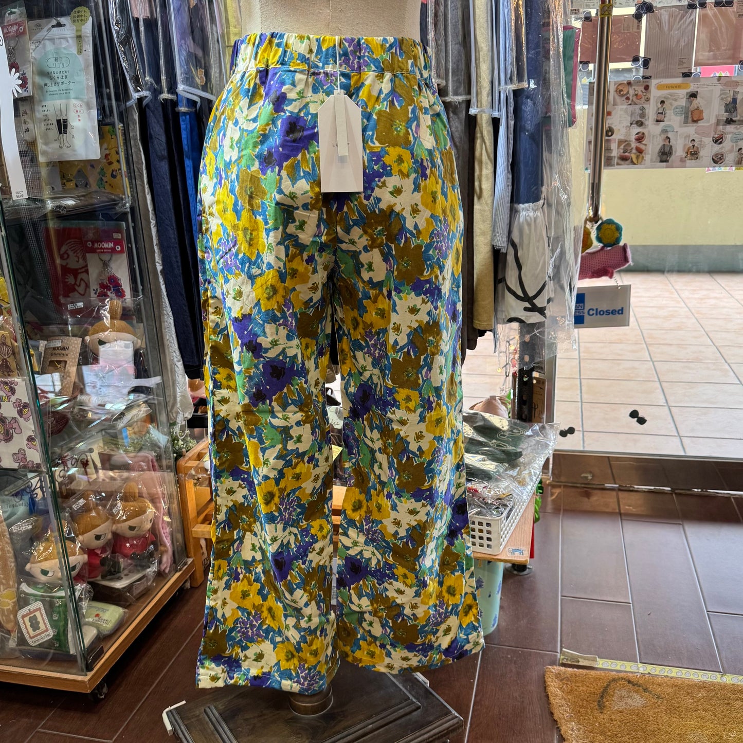 Sale- Lueuf Floral Pants, 2 Colors, made in Japan