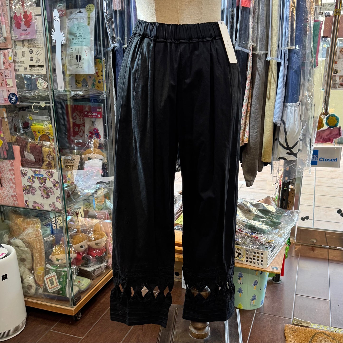 Doux Bleu Bkack Pants, made in India