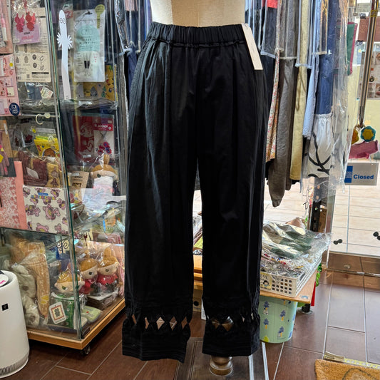 Doux Bleu Bkack Pants, made in India