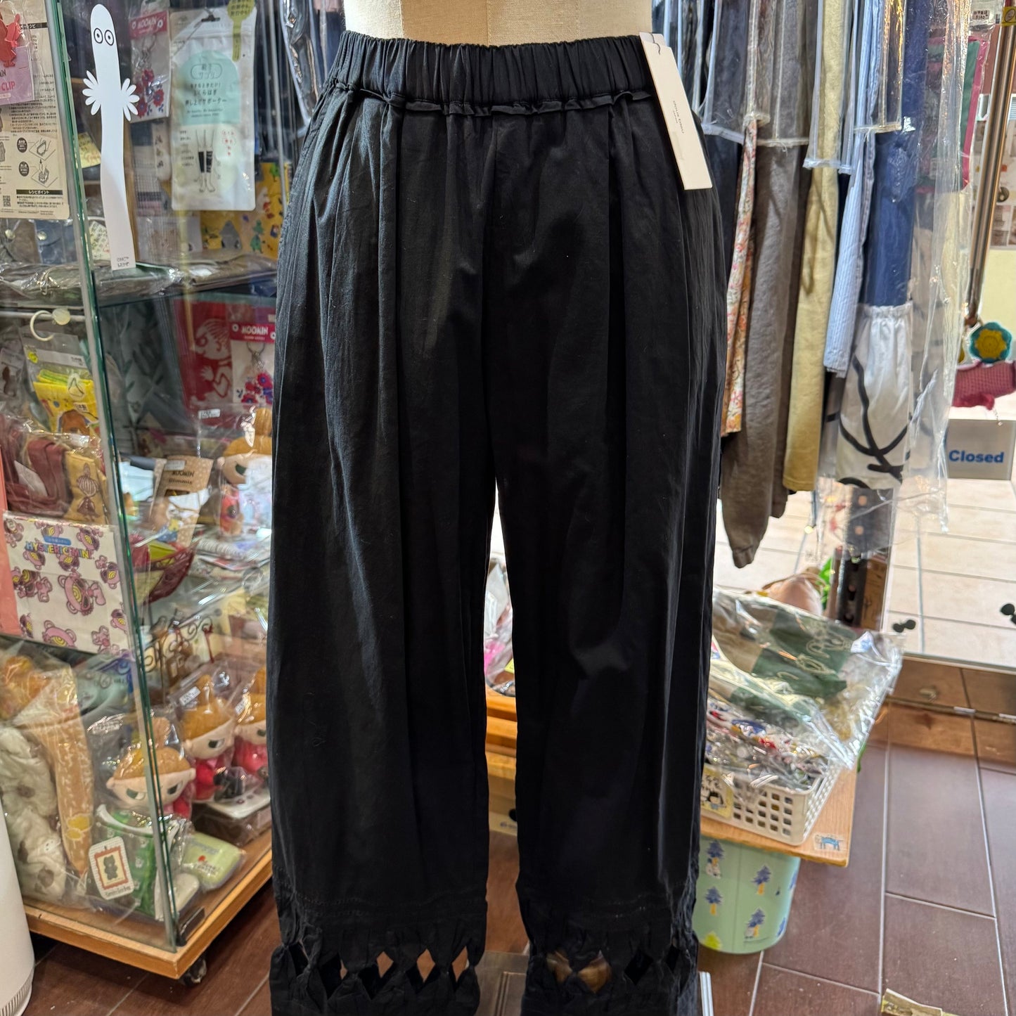Doux Bleu Bkack Pants, made in India