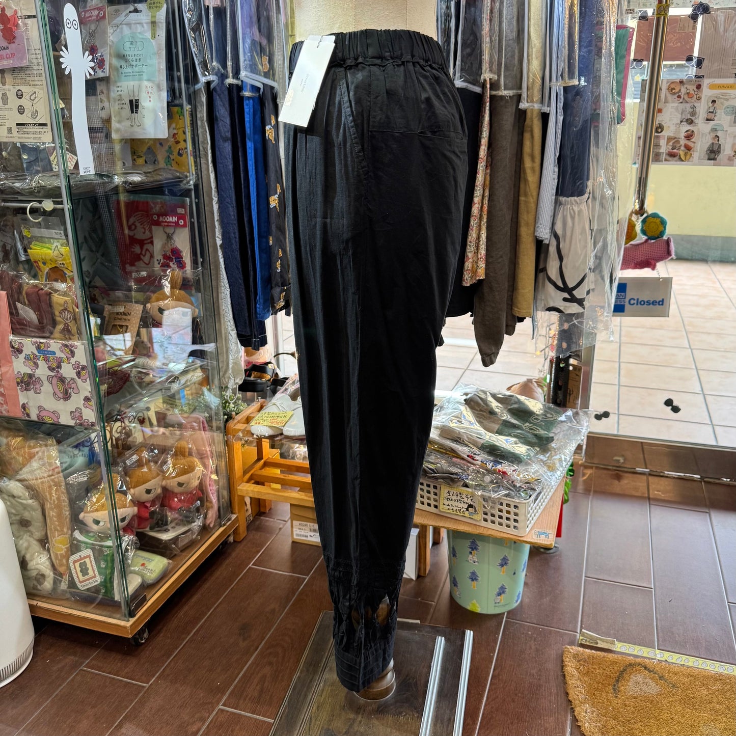 Doux Bleu Bkack Pants, made in India