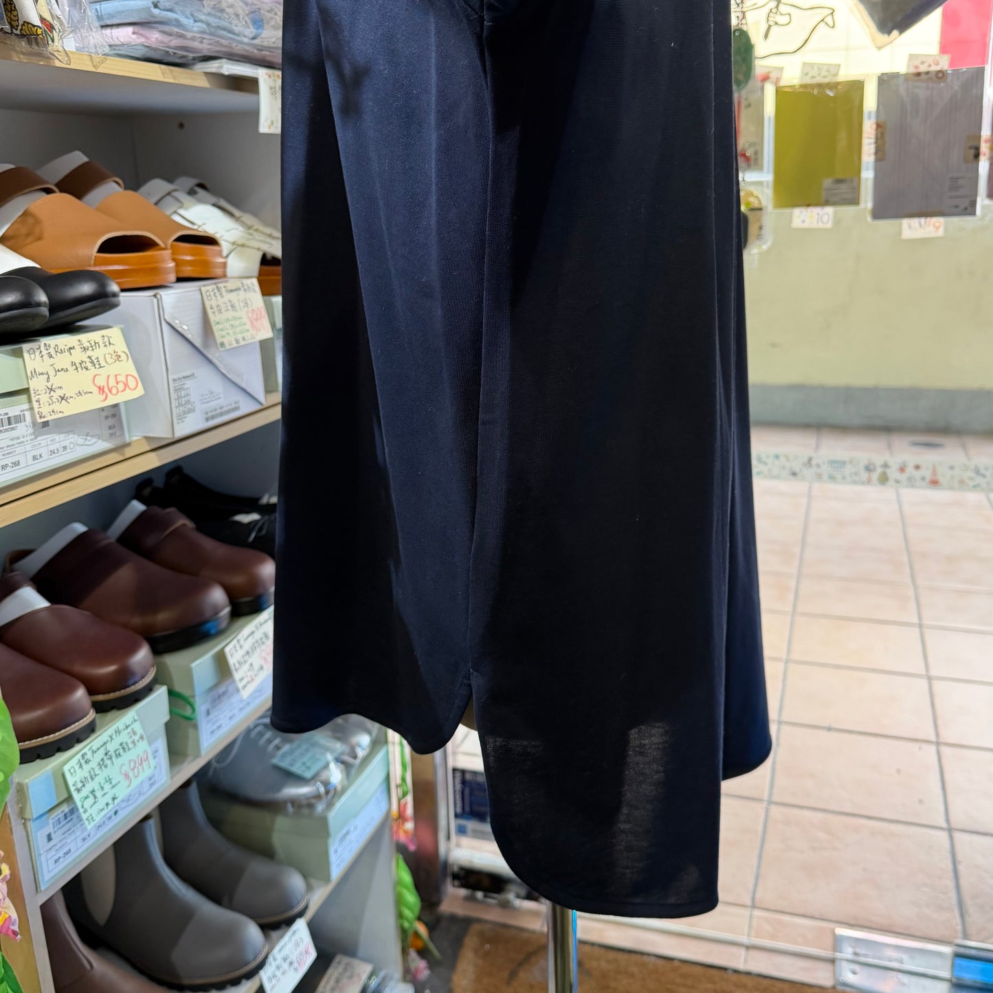 Siwaly fluid Long Blouse, 2 Colors, made in Japan
