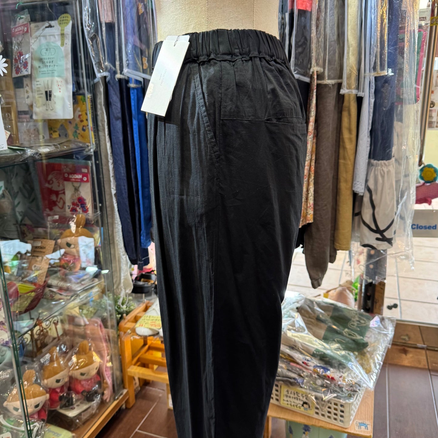 Doux Bleu Bkack Pants, made in India